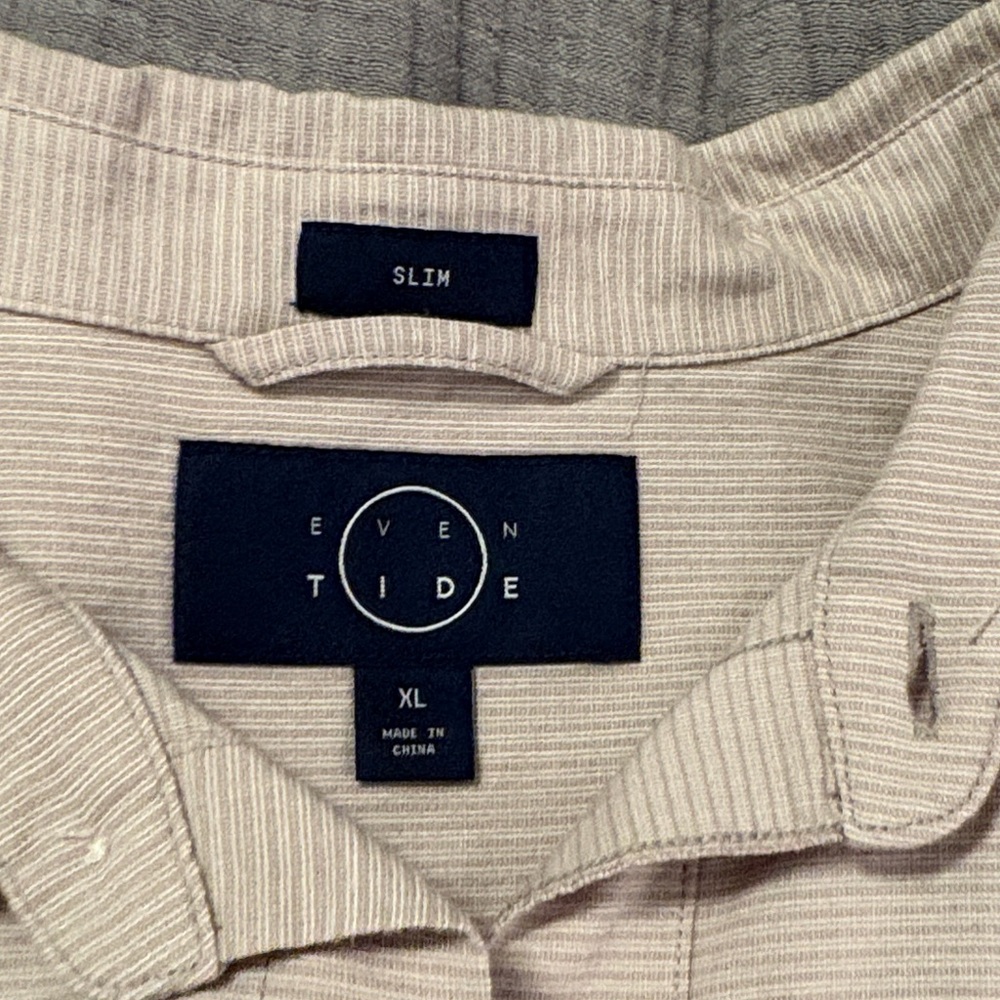 Eventide Men's Casual Button Down Shirt - Cream